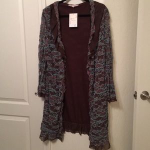 NWT Lace duster